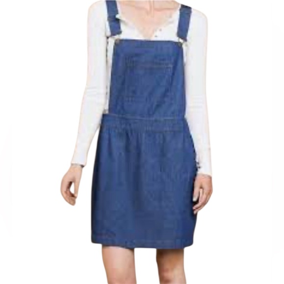 Umgee Dresses & Skirts - D110 Umgee New Size Large Overall Dress Denim Pockets